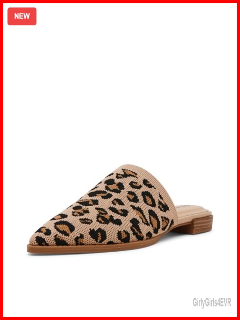 Faux Suede Mule Slip-On Shoes Flat Closed Toe